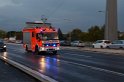 Einsatz BF Hoehenretter Koelner Seilbahn Hoehe Zoobruecke P2091